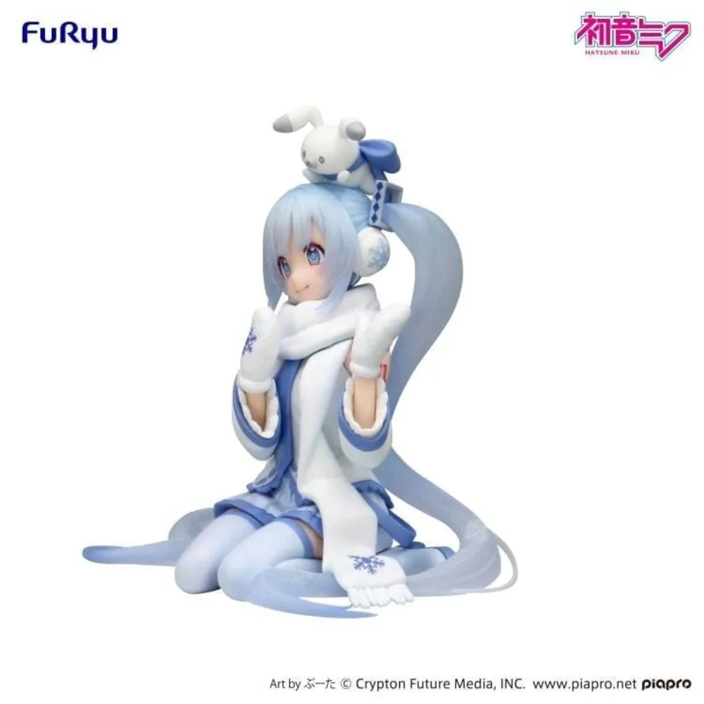 FuRyu Hatsune Miku Snow Miku 2024 Figure New Winter Noodle Stopper US Seller